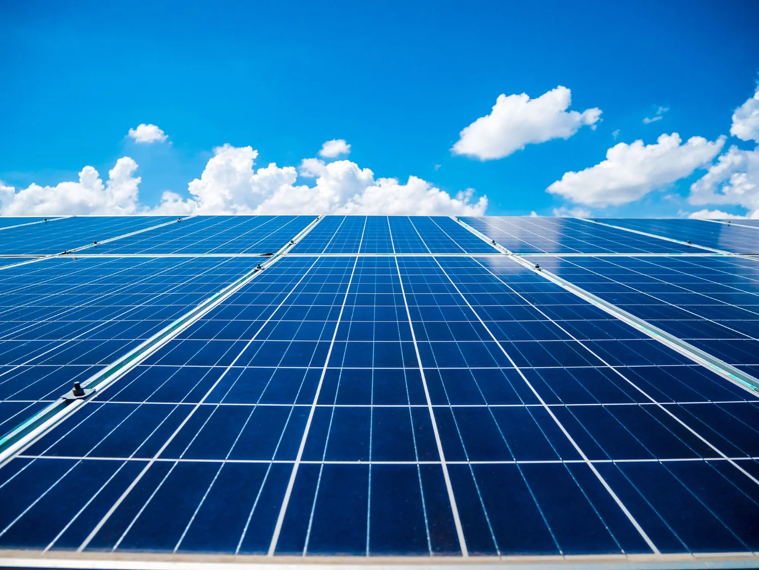 Solar panels background